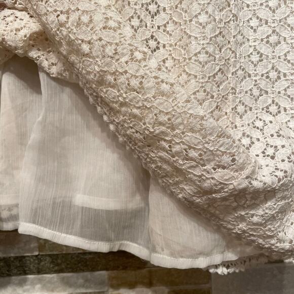 HD in Paris 10 Lace Tank Top | Embroidered Boho Festival Tassel Beaded Blouse - Picture 7 of 8